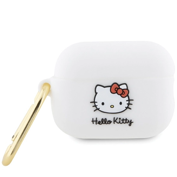 Hello Kitty Silicone 3D Kitty Head case for AirPods Pro 2 (2022/2023) - whiteeng