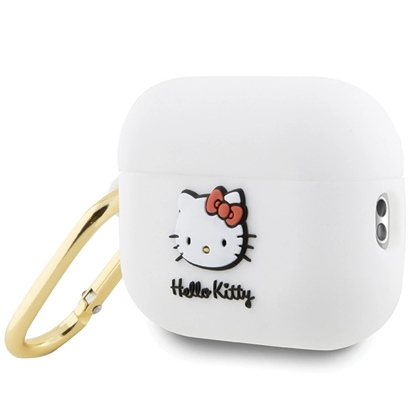 Hello Kitty Silicone 3D Kitty Head case for AirPods Pro 2 (2022/2023) - whiteeng