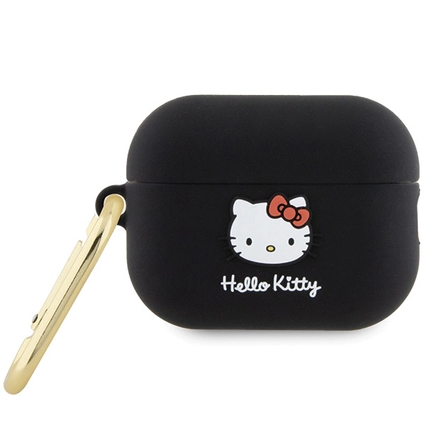 Hello Kitty Silicone 3D Kitty Head Case for AirPods Pro 2 (2022/2023) - Blackeng
