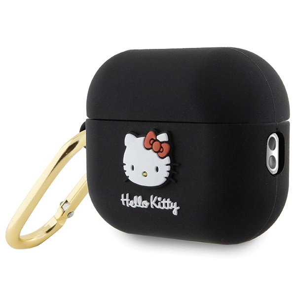 Hello Kitty Silicone 3D Kitty Head Case for AirPods Pro 2 (2022/2023) - Blackeng