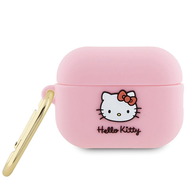 Hello Kitty Silicone 3D Kitty Head case for AirPods Pro 2 (2022/2023) - pinkeng