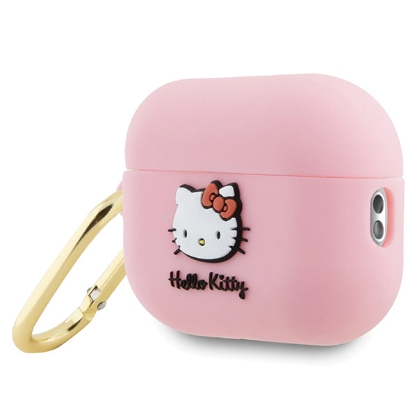 Hello Kitty Silicone 3D Kitty Head case for AirPods Pro 2 (2022/2023) - pinkeng