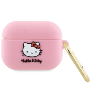 Hello Kitty Silicone 3D Kitty Head case for AirPods Pro - pinkeng