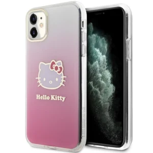 Hello Kitty IML Gradient Electrop Kitty Head Case for iPhone 11 / Xr - Pinkeng