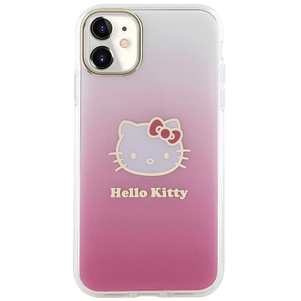 Hello Kitty IML Gradient Electrop Kitty Head Case for iPhone 11 / Xr - Pinkeng