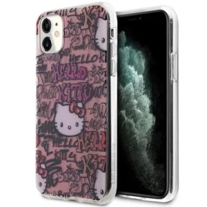 Hello Kitty IML Tags Graffiti case for iPhone 11 / Xr - pinkeng