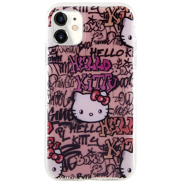 Hello Kitty IML Tags Graffiti case for iPhone 11 / Xr - pinkeng
