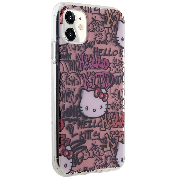Hello Kitty IML Tags Graffiti case for iPhone 11 / Xr - pinkeng