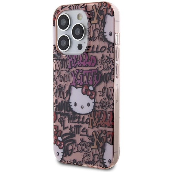 Hello Kitty IML Tags Graffiti case for iPhone 13 Pro / 13 - pinkeng