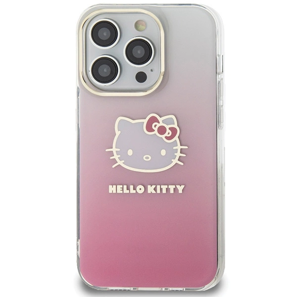Hello Kitty IML Gradient Electrop Kitty Head case for iPhone 14 Pro - pinkeng