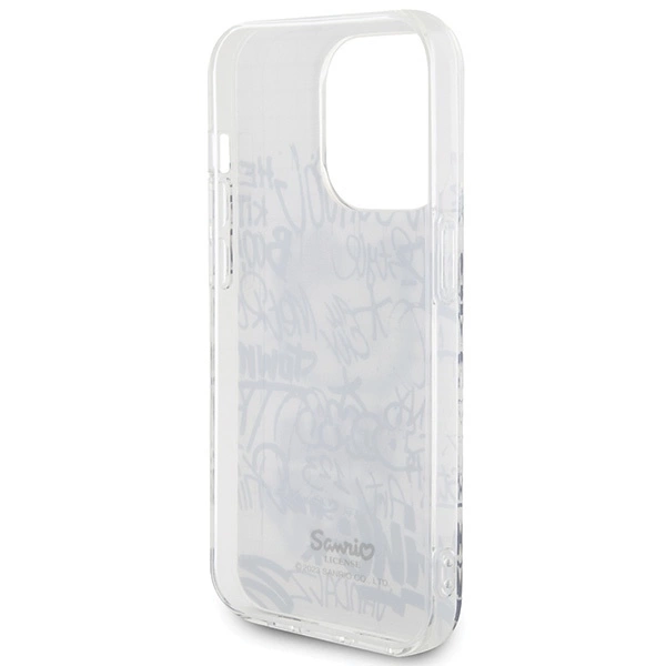 Hello Kitty IML Kitty On Bricks Graffiti case for iPhone 14 Pro - whiteeng