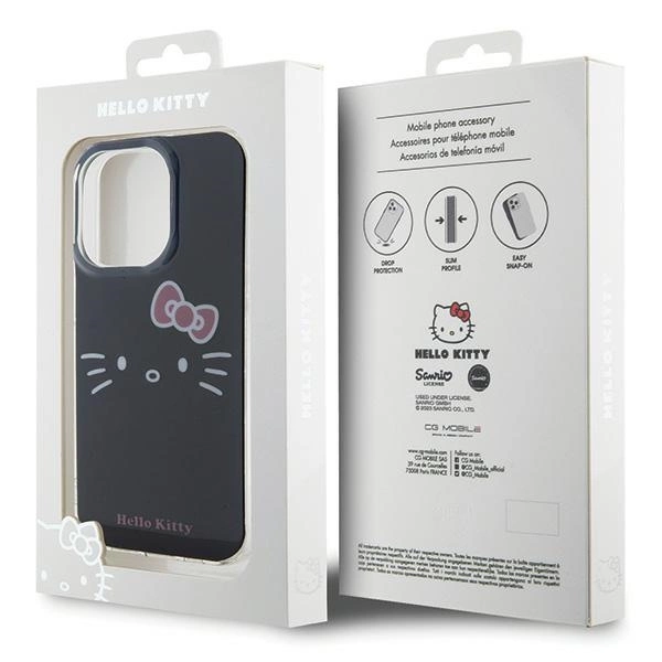 Hello Kitty IML Kitty Face case for iPhone 14 Pro - blackeng