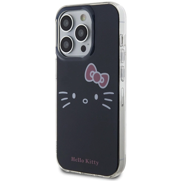 Hello Kitty IML Kitty Face case for iPhone 15 Pro - blackeng