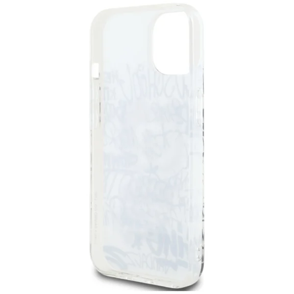 Hello Kitty IML Kitty On Bricks Graffiti case for iPhone 15 - whiteeng