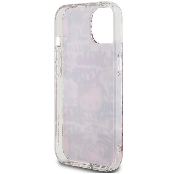 Hello Kitty IML Tags Graffiti case for iPhone 15 - pinkeng