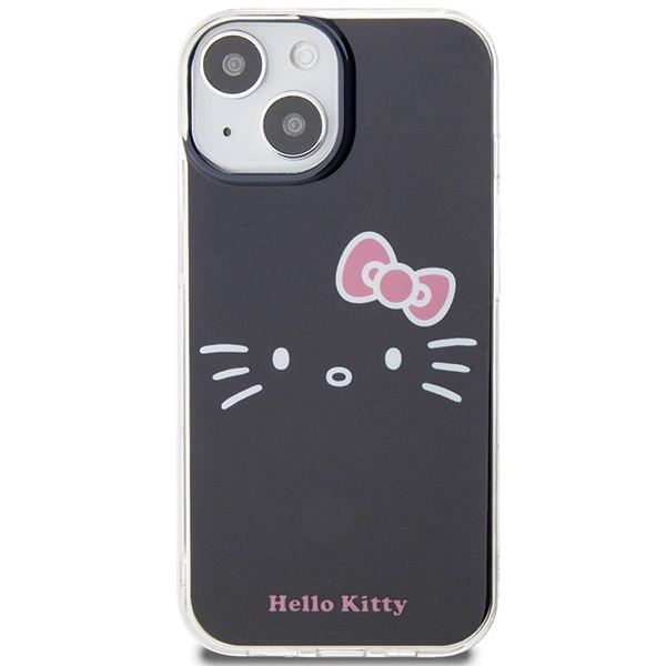 Hello Kitty IML Kitty Face case for iPhone 15 - blackeng