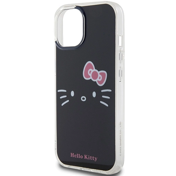 Hello Kitty IML Kitty Face case for iPhone 15 - blackeng