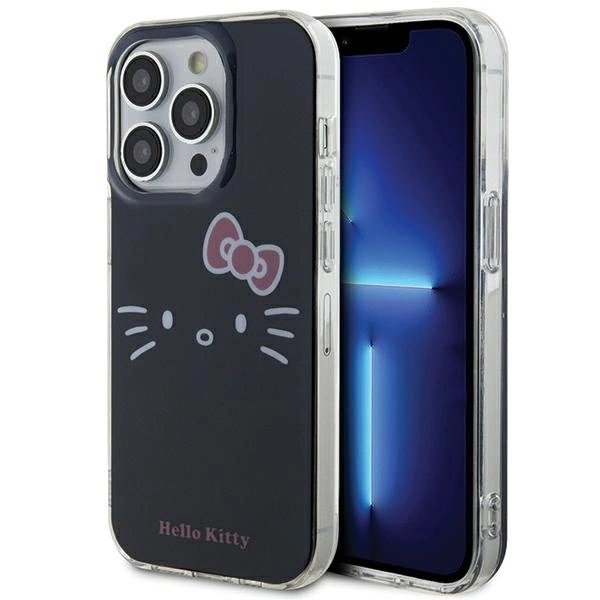 Hello Kitty IML Kitty Face case for iPhone 15 Pro Max - blackeng