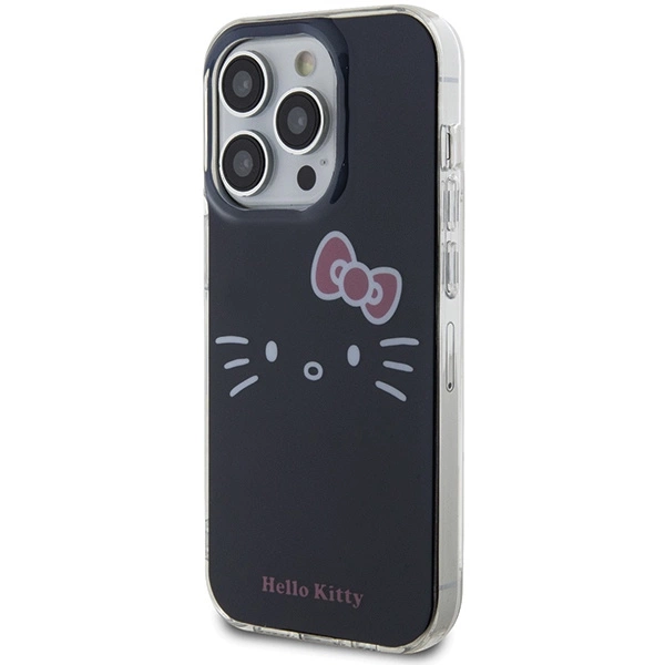 Hello Kitty IML Kitty Face case for iPhone 15 Pro Max - blackeng