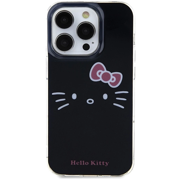 Hello Kitty IML Kitty Face case for iPhone 15 Pro Max - blackeng