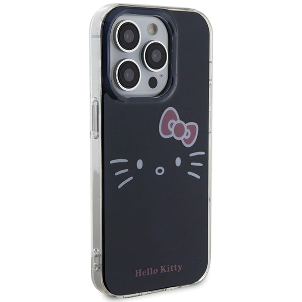 Hello Kitty IML Kitty Face case for iPhone 15 Pro Max - blackeng