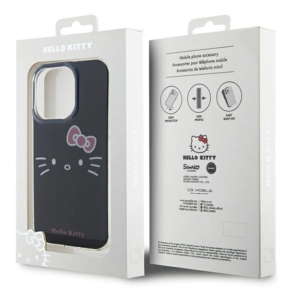 Hello Kitty IML Kitty Face case for iPhone 15 Pro Max - blackeng