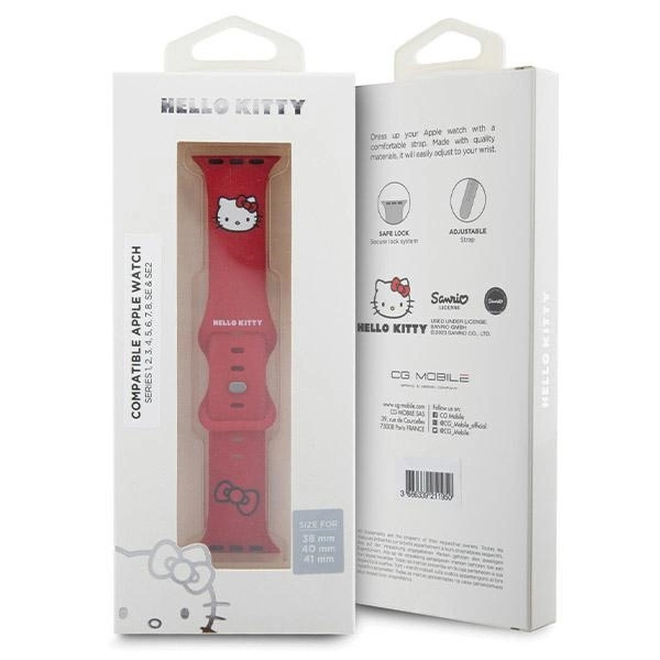 Hello Kitty Silicone Kitty Head strap for Apple Watch 38/40/41mm - redeng