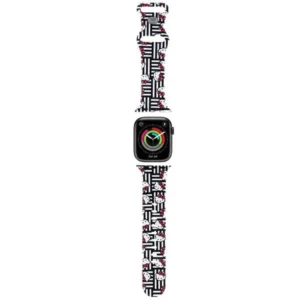 Hello Kitty Silicone Heads & Stripes Strap for Apple Watch 38/40/41mm - Blackeng