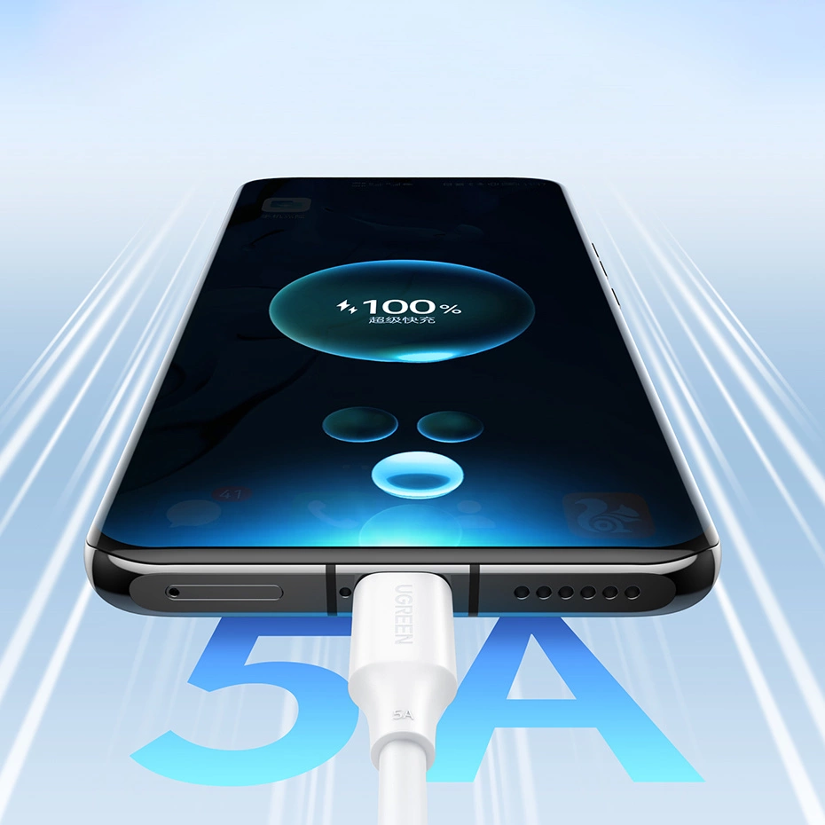 Ugreen US562 USB-C / USB-C PD cable 100W 1.5m - whiteeng