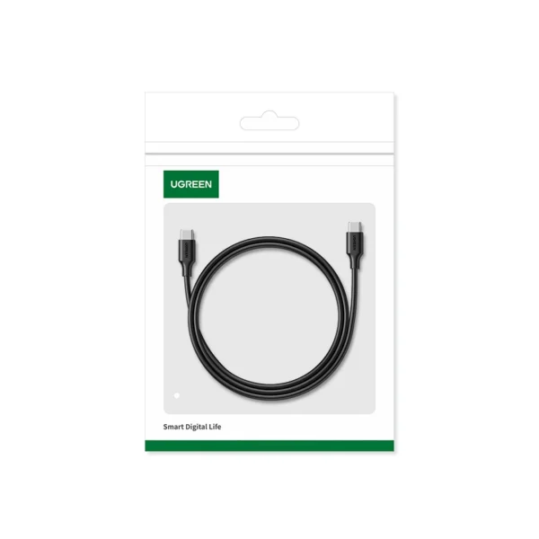 Ugreen US562 USB-C - USB-C PD QC cable 100W 5A 480Mb/s 1.5m - blackeng