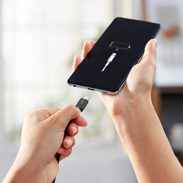 Ugreen US562 USB-C - USB-C PD QC cable 100W 5A 480Mb/s 1.5m - blackeng