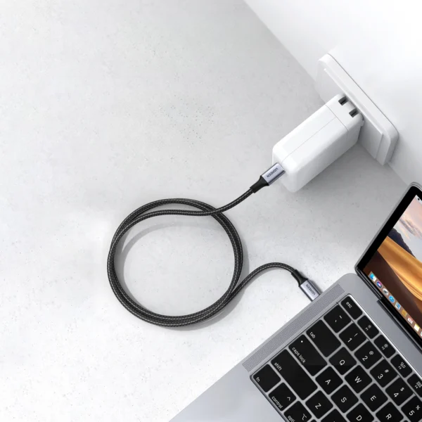 Ugreen US316 USB-C / USB-C Cable 480Mb/s 5A 0.5m - Grayeng