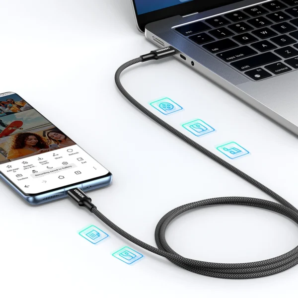Ugreen US557 USB-C / USB-C PD cable 100W 1m - blackeng