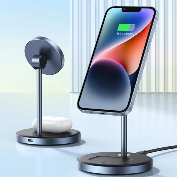 Ugreen CD317 MagSafe / Qi 2in1 charging station - blackeng