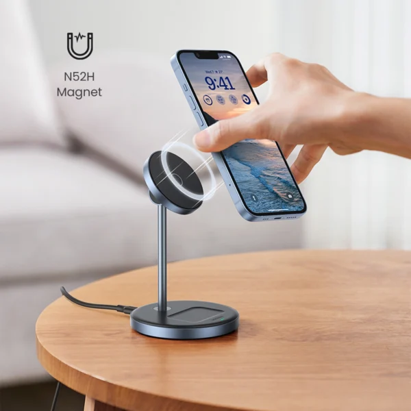 Ugreen CD317 MagSafe / Qi 2in1 charging station - blackeng