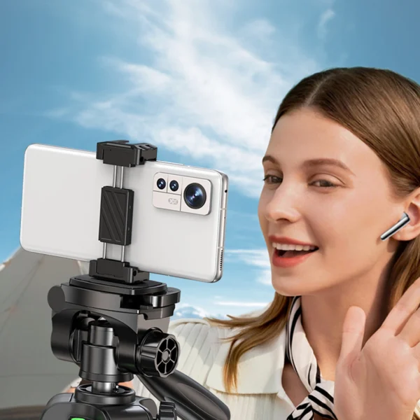 Professional Ugreen LP661 tripod for smartphones and cameras - black and grayeng