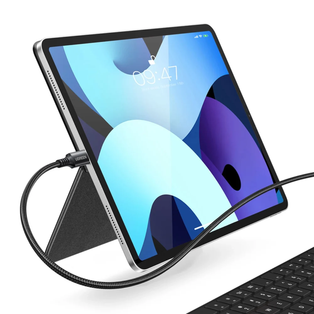 Ugreen US555 100W USB-C / USB-C PD cable 3 m - grayeng