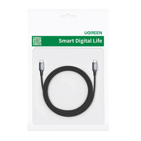 Ugreen US555 100W USB-C / USB-C PD cable 3 m - grayeng