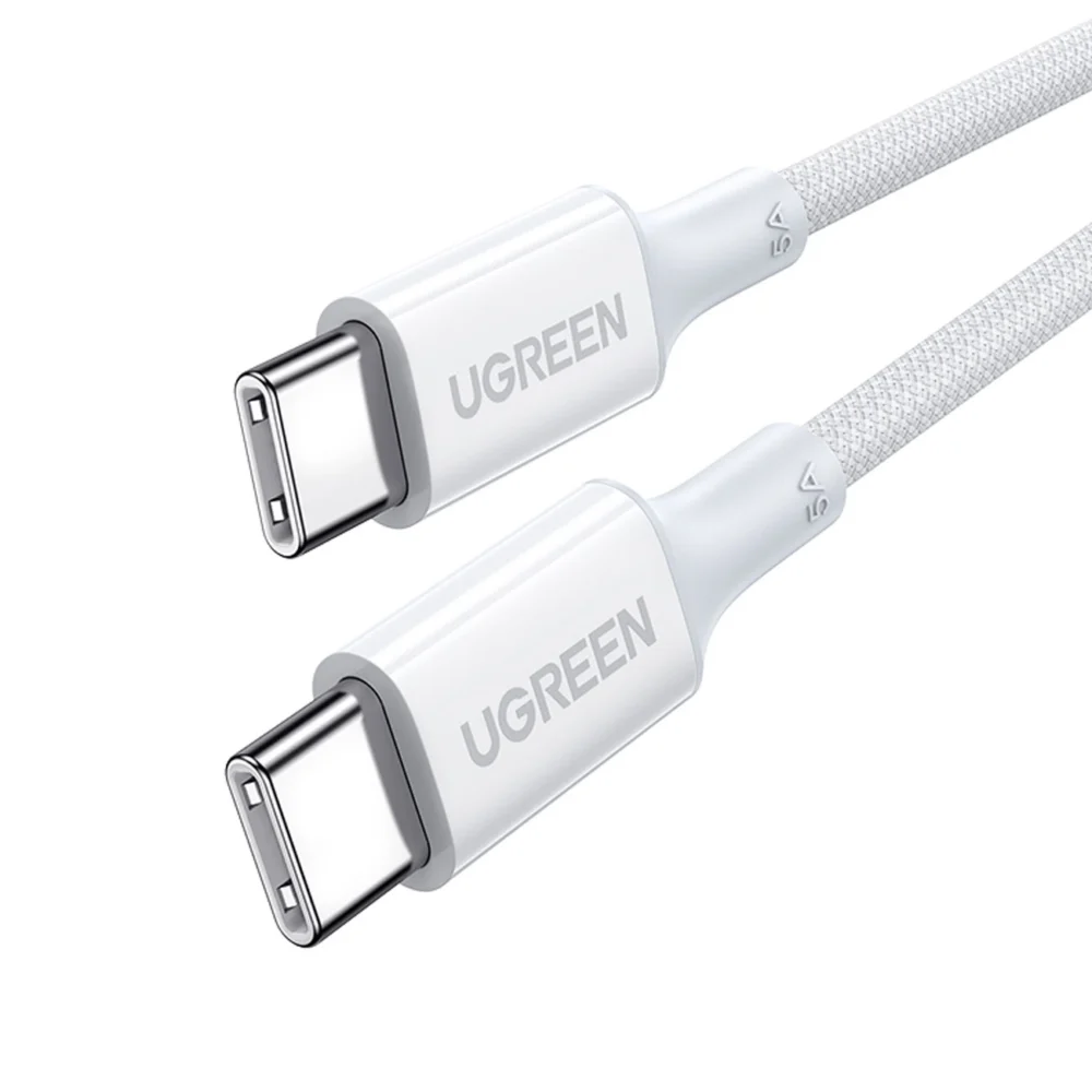 Ugreen US557 USB-C / USB-C PD cable 100W 1.5m - whiteeng