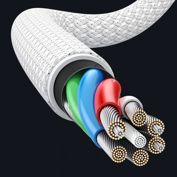Ugreen US557 USB-C / USB-C PD cable 100W 2m - whiteeng