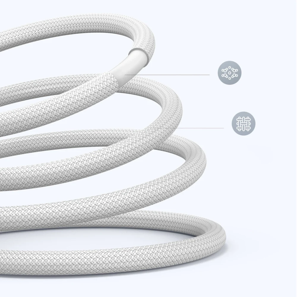 Ugreen US557 USB-C / USB-C PD cable 100W 2m - whiteeng