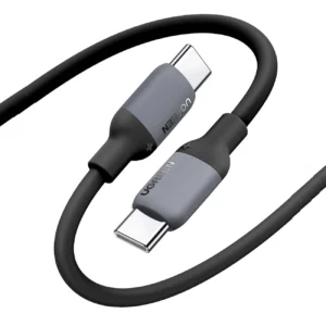 Ugreen US563 USB-C / USB-C PD 60W silicone cable 2m - grayeng