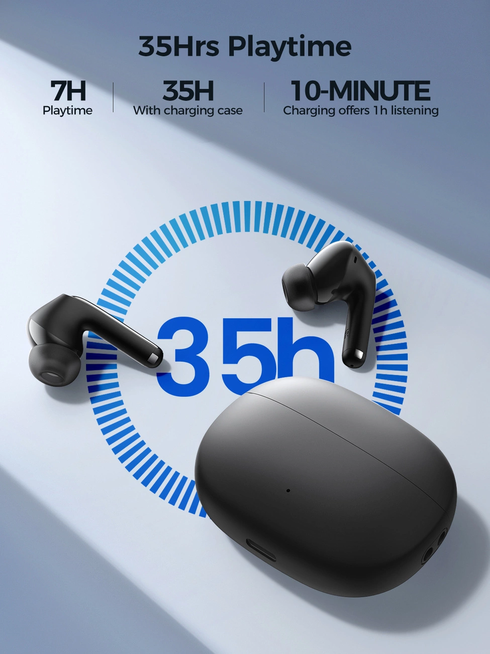 TWS Joyroom Funpods Series JR-FB3 Bluetooth 5.3 wireless headphones - blackeng