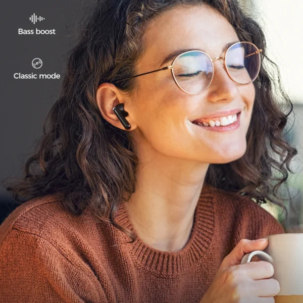 TWS Joyroom Funpods Series JR-FB3 Bluetooth 5.3 wireless headphones - blackeng