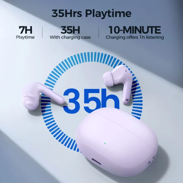 TWS Joyroom Funpods Series JR-FB3 Bluetooth 5.3 wireless headphones - purpleeng