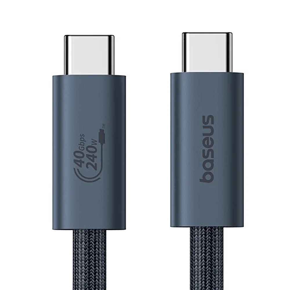 Baseus CB000068 USB-C - USB-C 240W PD 8K 60Hz Cable 1m - Blackeng
