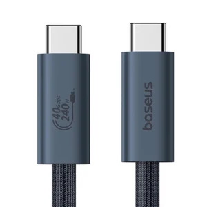 Baseus CB000068 USB-C - USB-C 240W PD 8K 60Hz Cable 1m - Blackeng