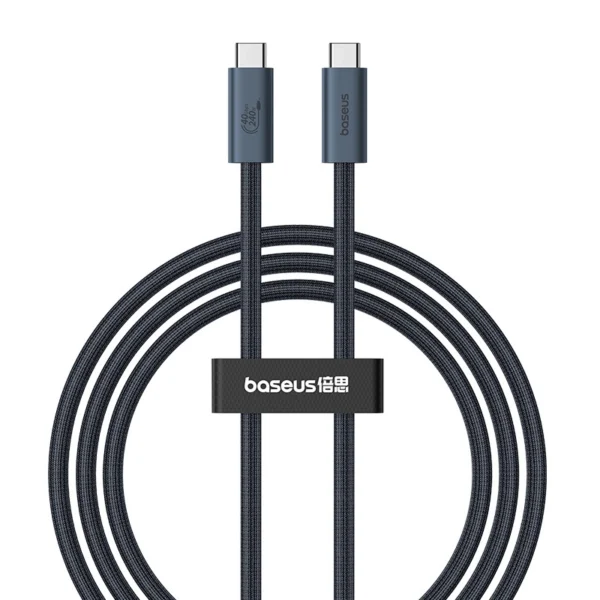 Baseus CB000068 USB-C - USB-C 240W PD 8K 60Hz Cable 1m - Blackeng