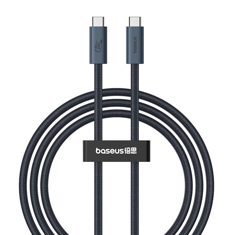 Baseus CB000068 USB-C - USB-C 240W PD 8K 60Hz Cable 1m - Blackeng