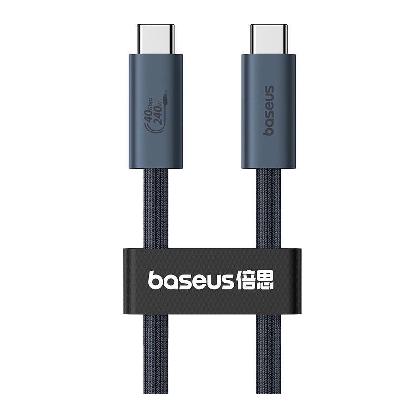 Baseus CB000068 USB-C - USB-C 240W PD 8K 60Hz Cable 1m - Blackeng